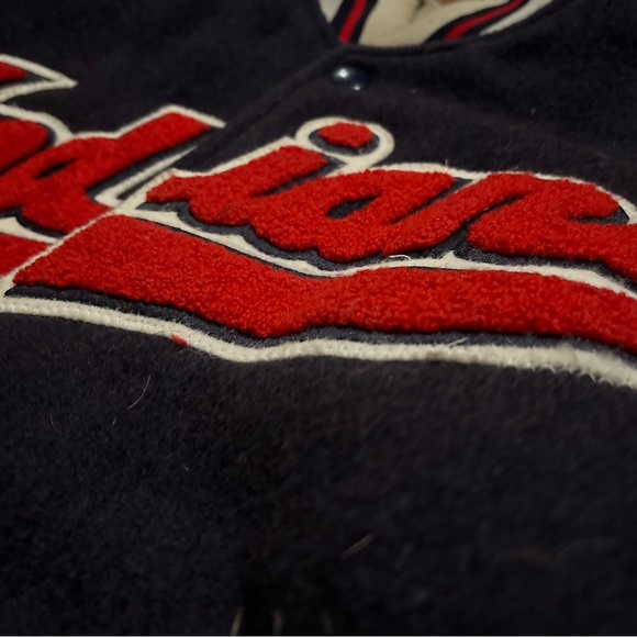 Vintage MLB 90’s Cleveland Indians Starter varsity jacket. - Picture 5 of 5